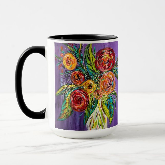 Caneca Floral (Esquerda)