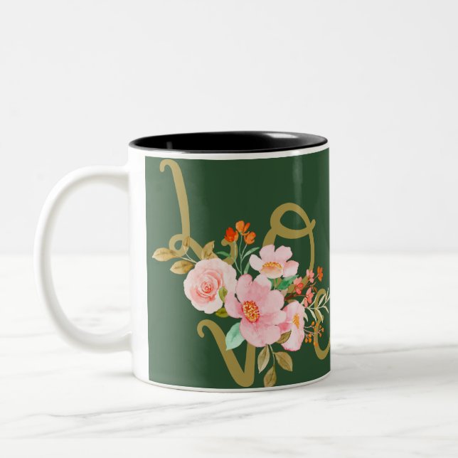 caneca floral (Esquerda)