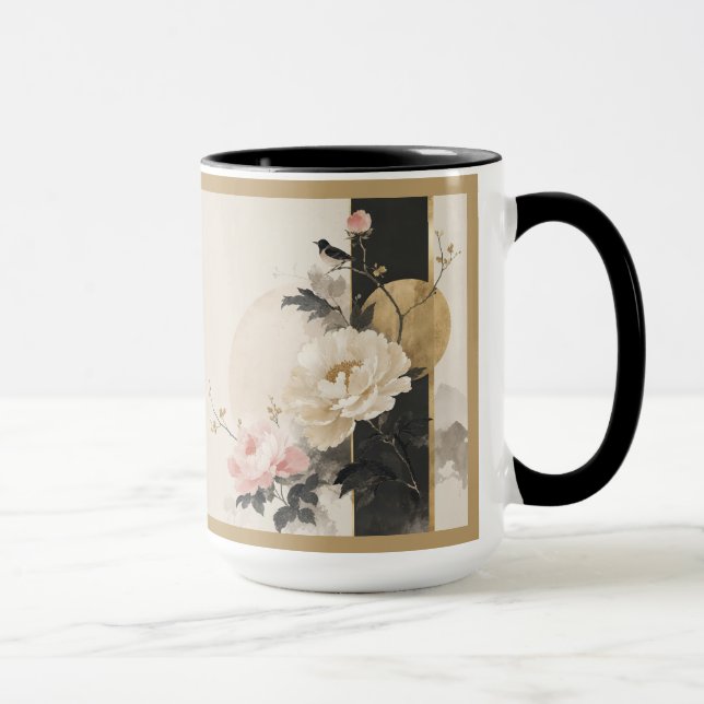 Caneca "Floral Abstrato" (Direita)