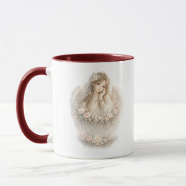 Caneca Floral Anjo da Guarda