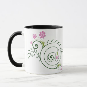 Caneca Floral Arroba Florescer