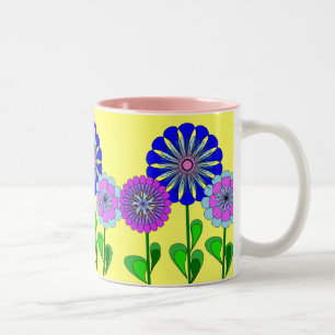 Caneca floral bonito