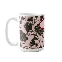 Caneca Floral Branca para Dia de as mães