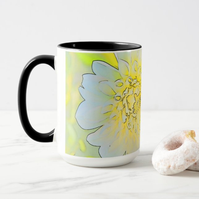 Caneca Floral Coffee Mug (Com Donut)