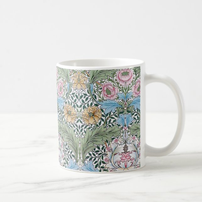 Caneca floral do teste padrão de chintz de William (Direita)