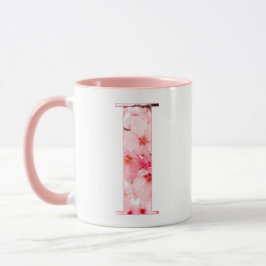 Caneca Floral Inicial I | Nome & Características P