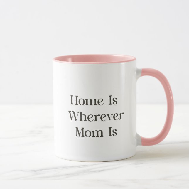 Caneca Floral Mãe Cordeiro Presente Dia das Mães (Direita)