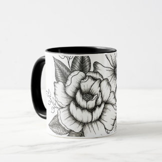 Caneca Floral Mug