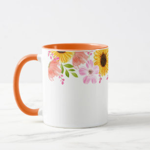 Caneca Floral Mug