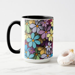 Caneca Floral Mulicolor