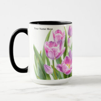 Caneca Floral Personalizado para o Dia Internacional da M