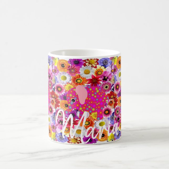 Caneca Floral Rosa (Centro)
