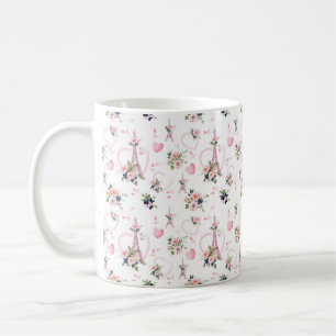 Caneca Floral Rosa Minimizada