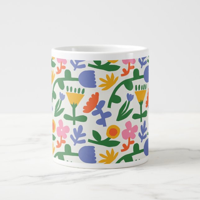 Caneca Floral Specialty de diversão primavera (Frente)