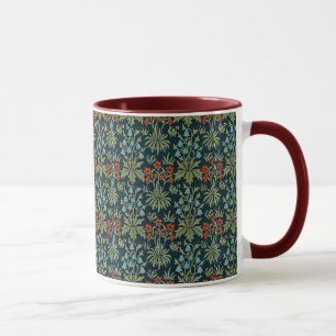 Caneca Floral Vintage Carnação Bluebell John Henry Dearl