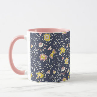 Caneca Floral Whirlwind