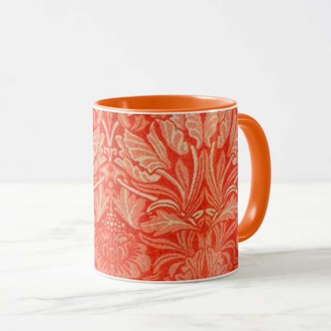 Caneca Floral William Morris Pattern (Frente Esquerda)