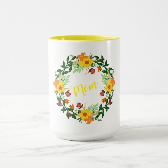 Caneca Floral Wreath (Centro)