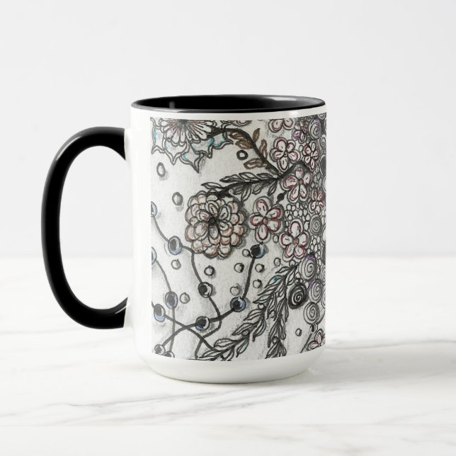Caneca Floral Zen Mug (Esquerda)