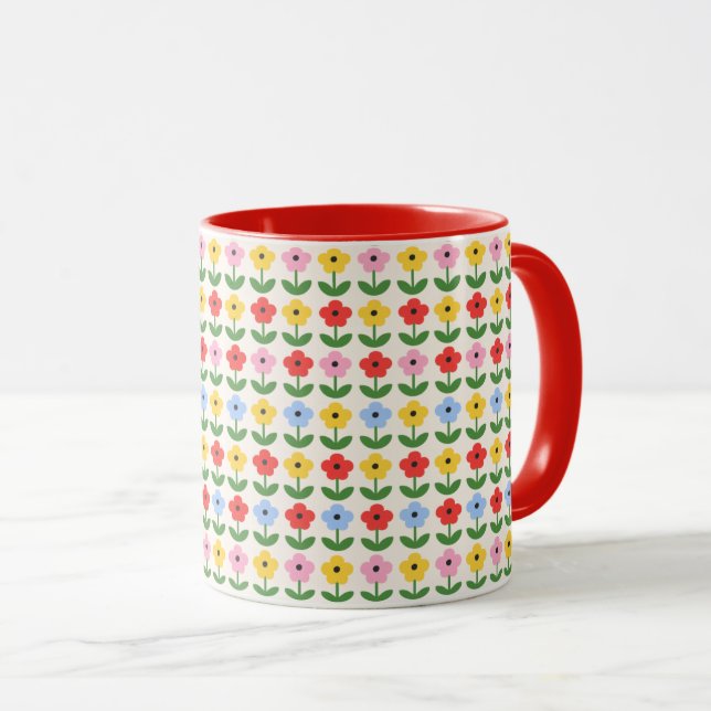 Caneca Flores (Frente Esquerda)