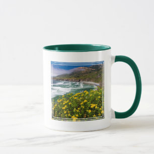 Caneca Flores Acima da Praia Sand Dollar