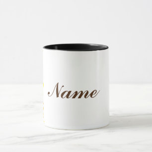 Caneca Flores Amarelas