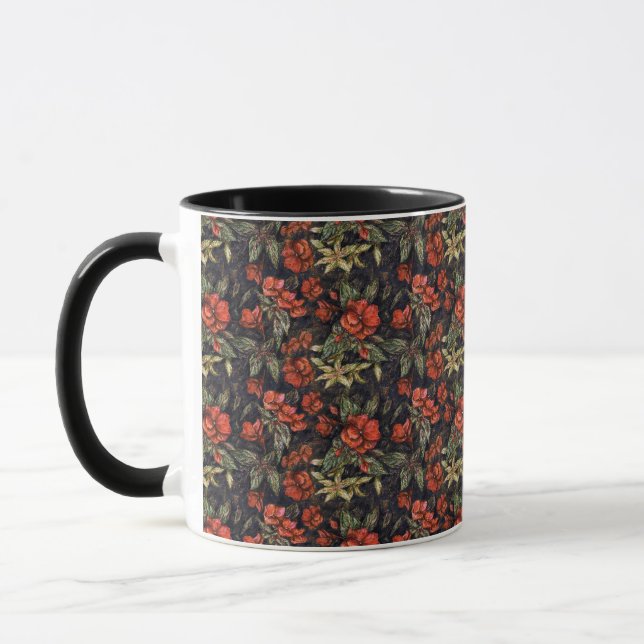 Caneca Flores Antigas por Alexandra Cook também conhecida (Esquerda)