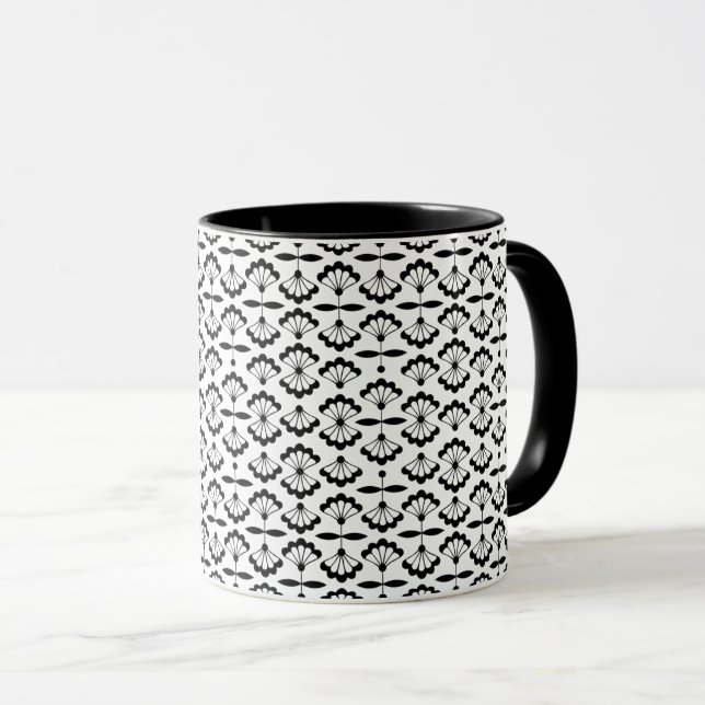 Caneca Flores árabes (Frente Esquerda)