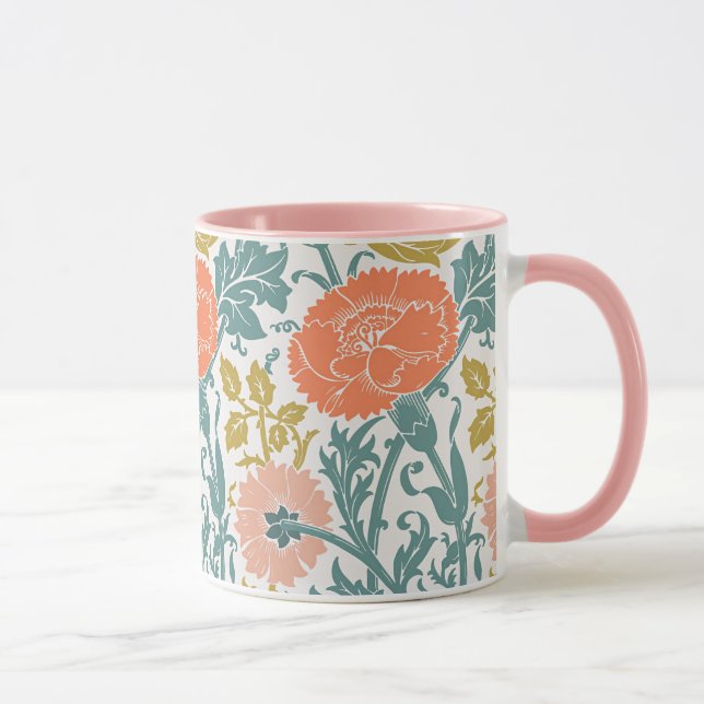 Caneca Flores, Arte Gráfico Vintage (Direita)
