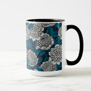 Caneca Flores brancas de waratah
