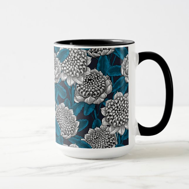 Caneca Flores brancas de waratah (Direita)