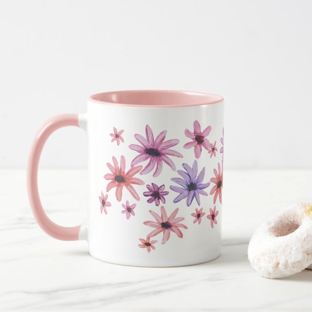 Caneca Flores Caprichosas (Com Donut)