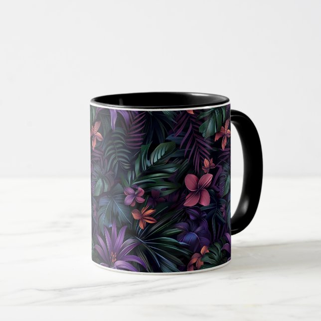 Caneca Flores da Selva Escura (Frente Esquerda)