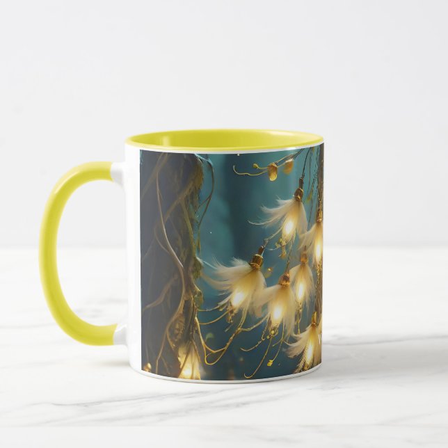 Caneca Flores de Árvore Leve Fantasy (Esquerda)