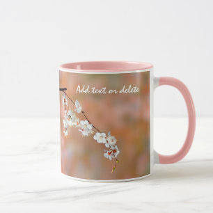 Caneca Flores de damascos japoneses