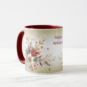 Caneca Flores de Férias Modernas Mug