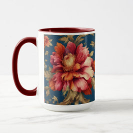 Caneca Flores de Grande Vintagem, Itália, refinadas