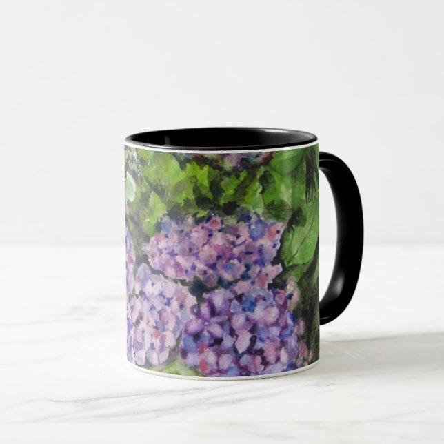 Caneca Flores de Hortênsia  (Frente Esquerda)