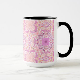 Caneca Flores de jardim retrorreflectores a rosa