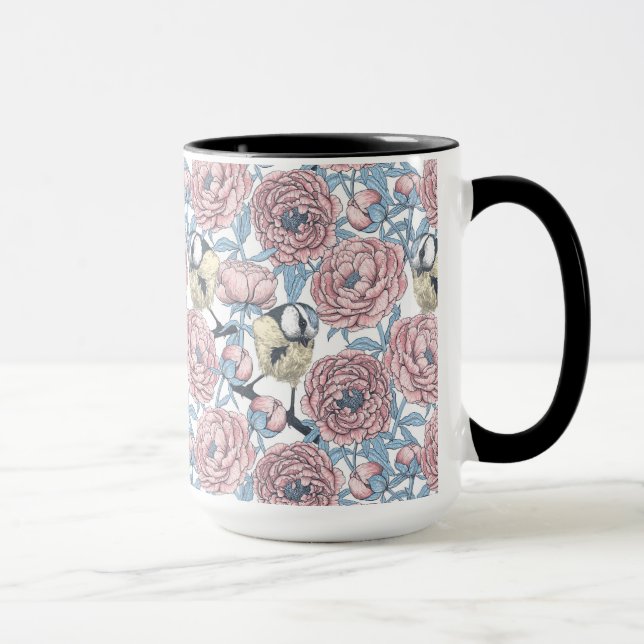 Caneca Flores de pedras e aves (Direita)