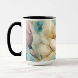 Caneca Flores de primavera no Estilo do Impressionismo