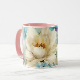 Caneca Flores de primavera no Estilo do Impressionismo