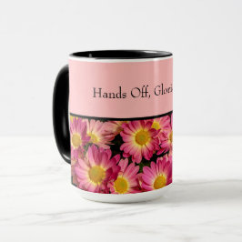 Caneca Flores de primavera personalizáveis