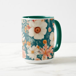 Caneca Flores Delicadas Incríveis
