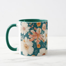 Caneca Flores Delicadas Incríveis