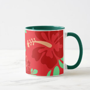 Caneca Flores do hibiscus