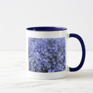 Caneca Flores do linho em jardins de Longwood,