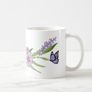 Caneca Flores e Borboletas