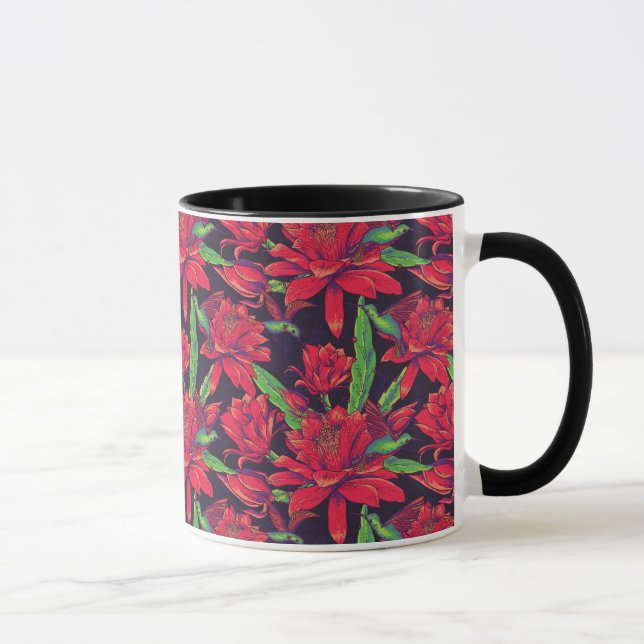 Caneca Flores e colibris (Direita)