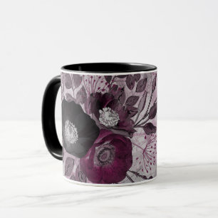 Caneca Flores impermeáveis.